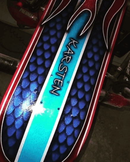 Dragon Scales Airbrush Stencils