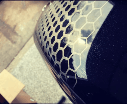 Fading Hex Airbrush Stencils