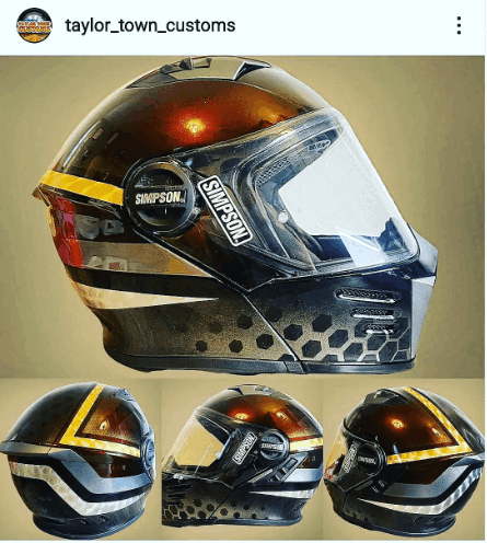 Fading Hex Airbrush Stencils